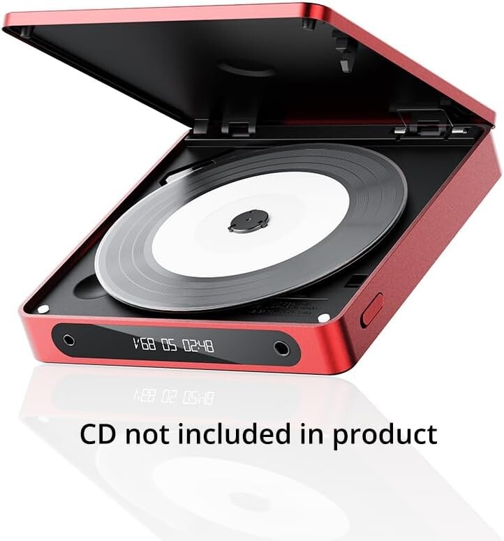 FiiO DM13 Bluetooth Multifunctional Portable Stereo CD Player (Red, Bluetooth)