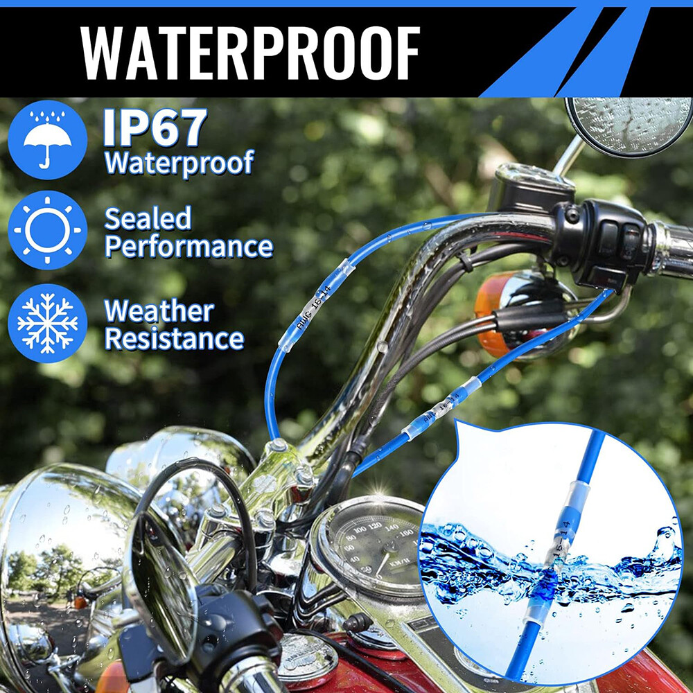 1000PCS Waterproof Solder Stick Seal Sleeve Heat Shrink Butt Wire Connectors Kit