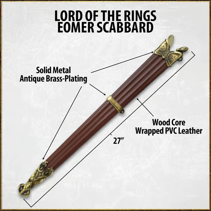 UC3522 Scabbard of Eomer - Officially licensed United Cutlery LOTR