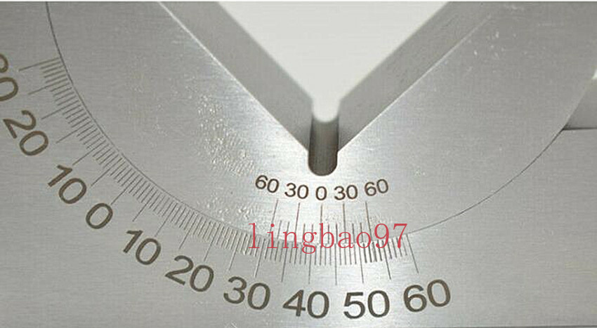 CNC Milling Precision Mini Adjustable Angle V Block 0°-60° Vice Grip Hold Clamp