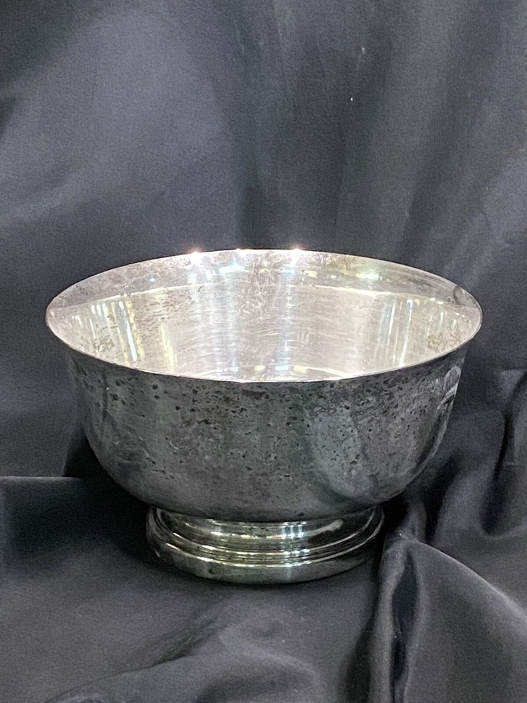 ACADEMY SILVER ON COPPER PAUL REVERE REPRODUCTION 740H BOWL 6.75”