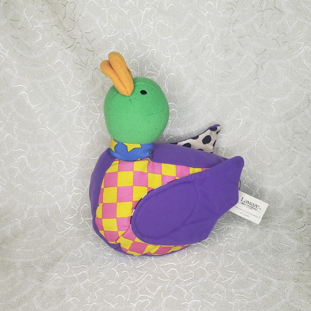 LAMAZE Duck Infant Development 1999 Baby Easter Plush Stuffed