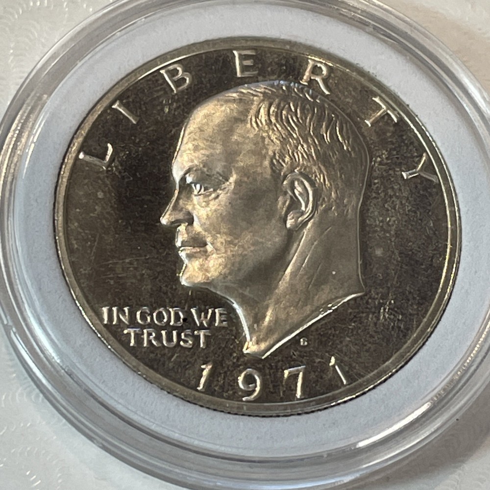 1971-S Eisenhower Dollar 40% Silver - Gem Proof