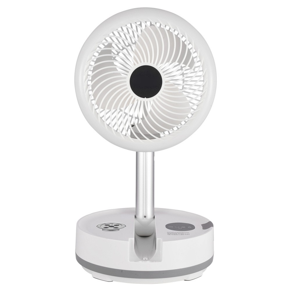 10" Foldable Oscillating Fan with Remote, 9 Speed, Rechargeable, Adjustable