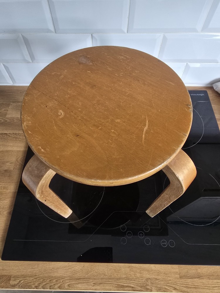 Vintage Alvo Aalto Style Stool.