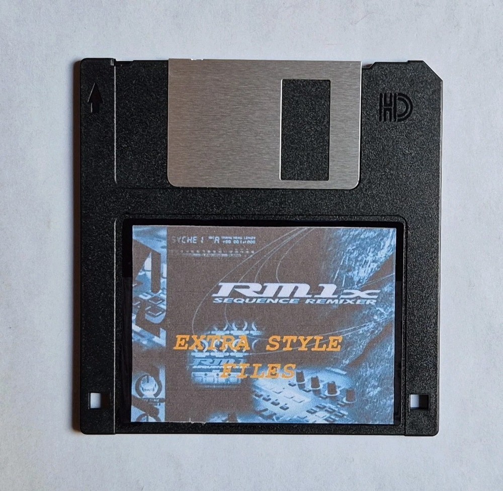 Yamaha RM1X Sequence Remixer Drum  Synthesizer Floppy Disk Styles