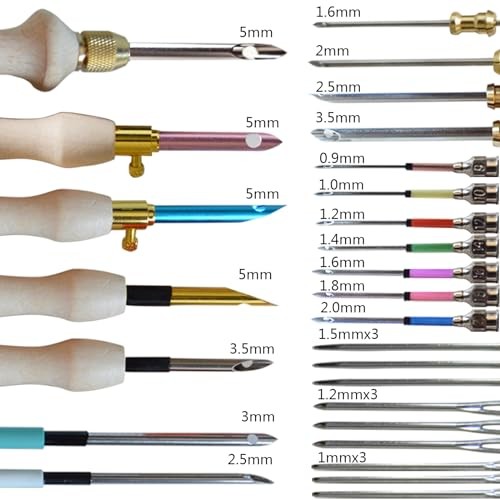Punch Needle Embroidery Kit - Complete Set for Needle Punching - Includes