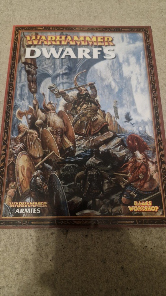 Warhammer Fantasy Dwarf Book Sourcebook Manual
