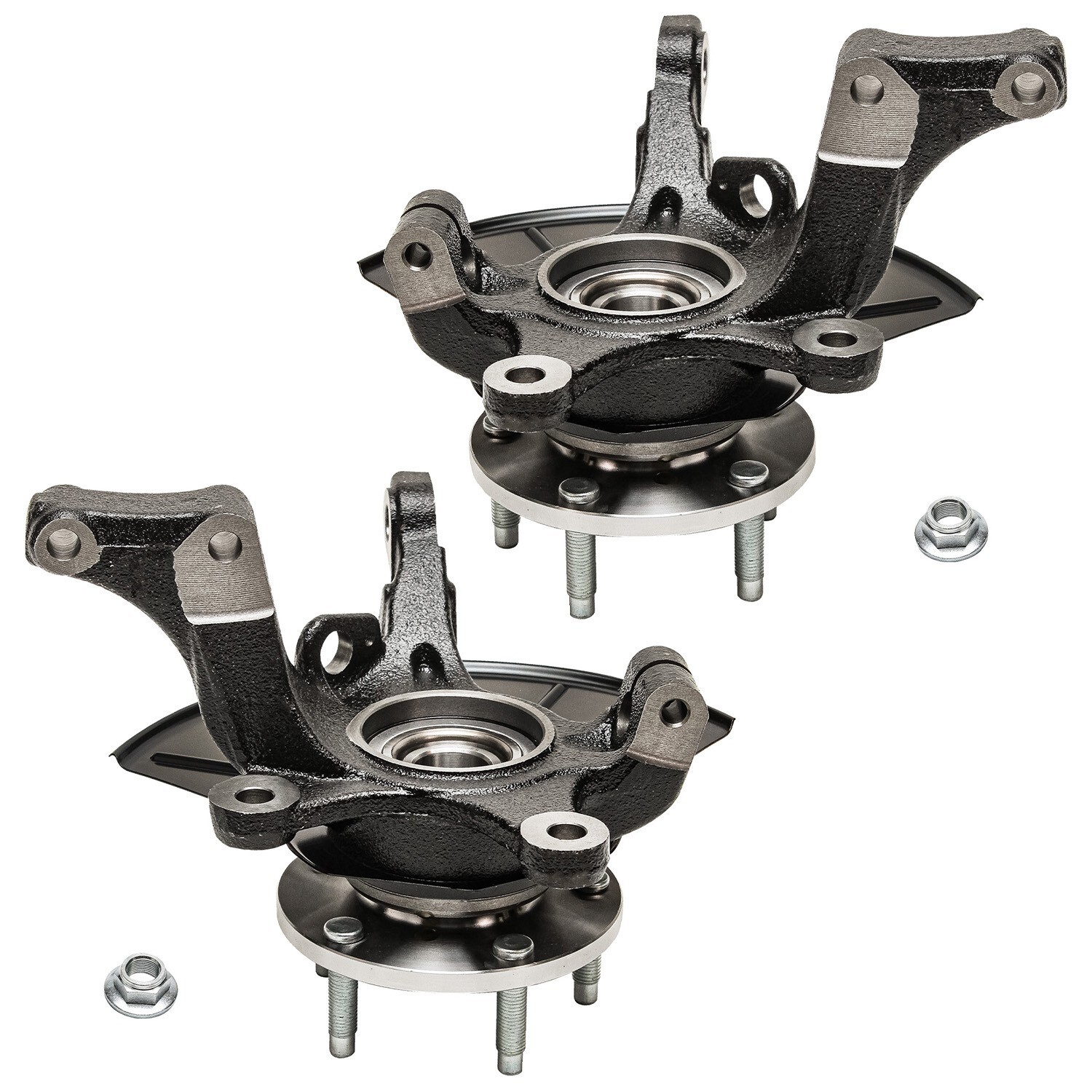 Front Knuckles Wheel Hub Bearings Outer Tie Rods Kit for Escape Tribute Mariner