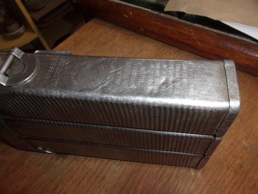 1939 Model P Thomas Edison cap lamp battery coal mining