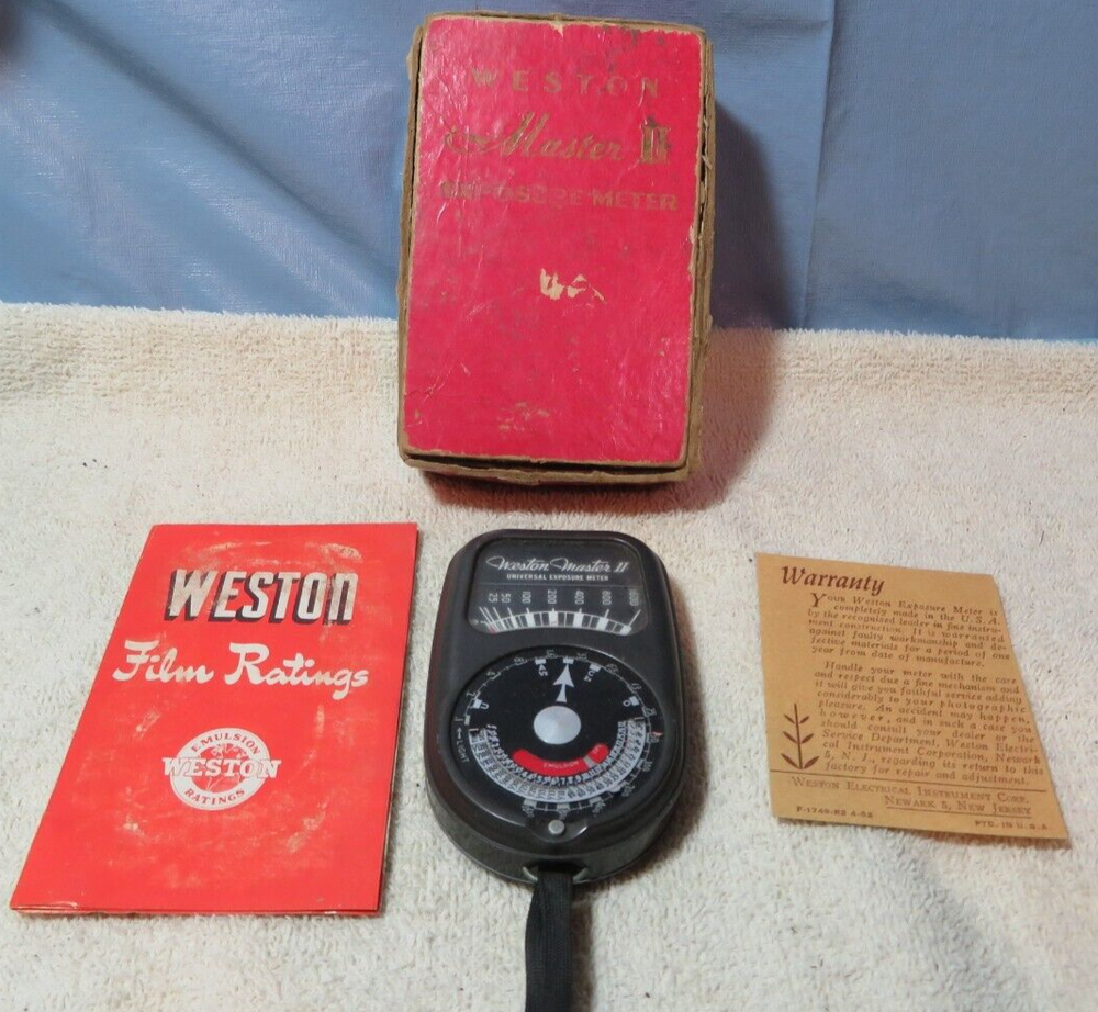 Vintage Weston Master II Exposure Meter (Model 735)