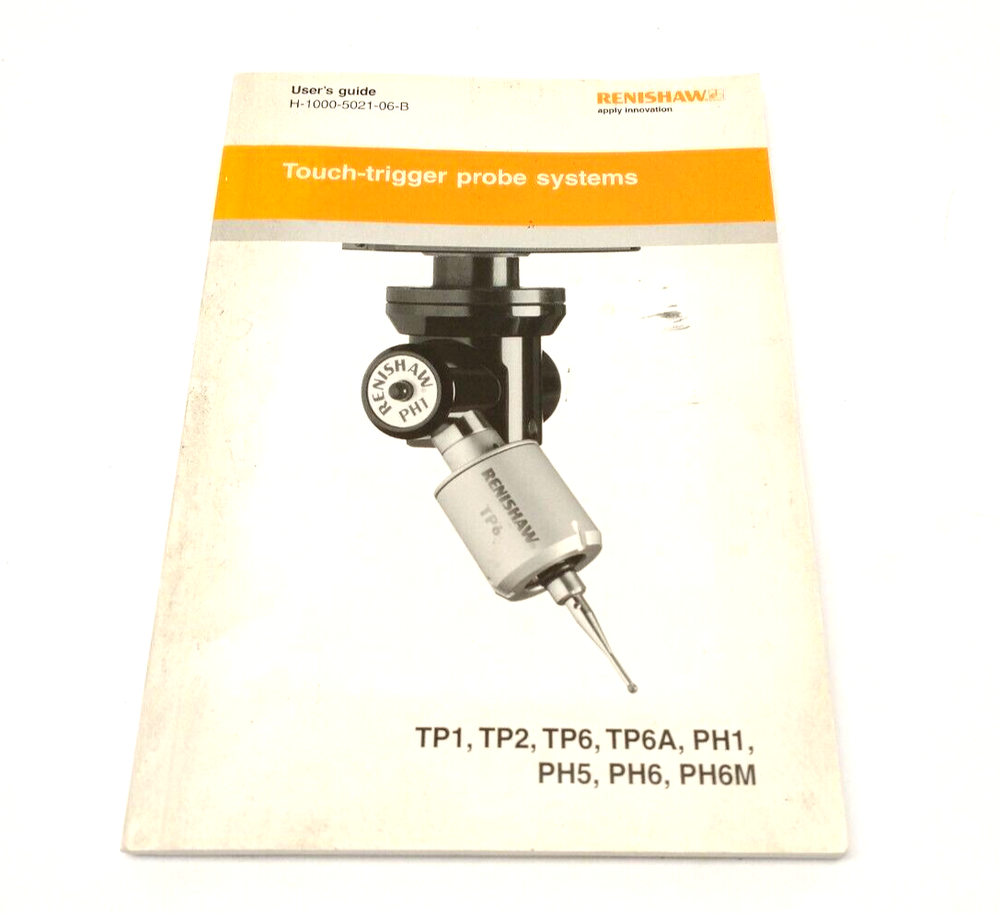 Renishaw H-1000-5021-06-B Touch-Trigger Probe System User's Guide Booklet & CD