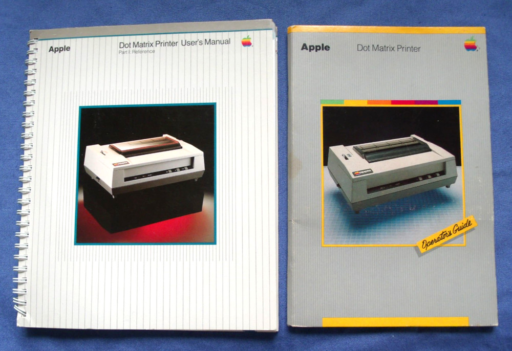 Apple  1982-83 Dot Matrix Printer User's Manual Part I & Operator's Guide