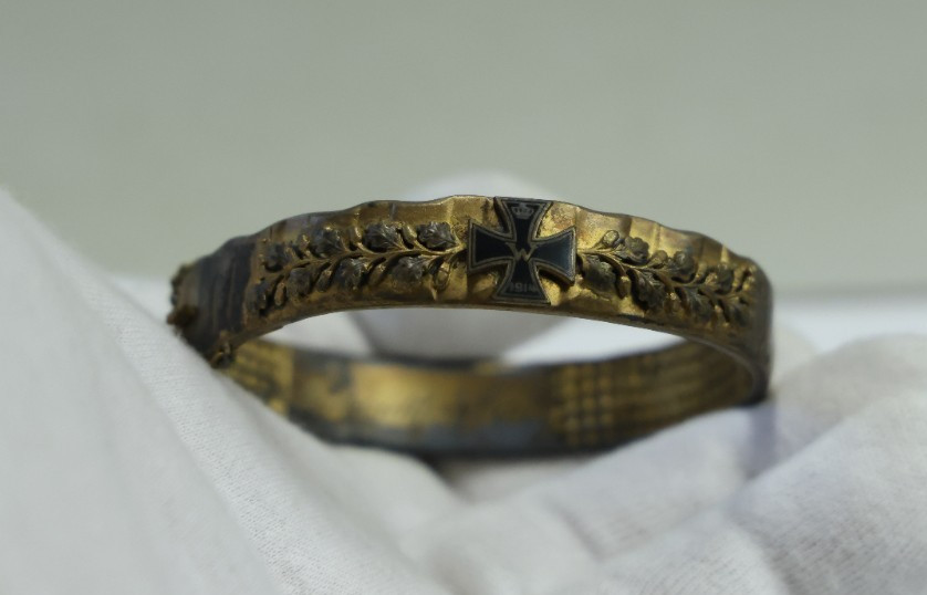 WWI German Patriotic 1916 Trench Art Bracelet