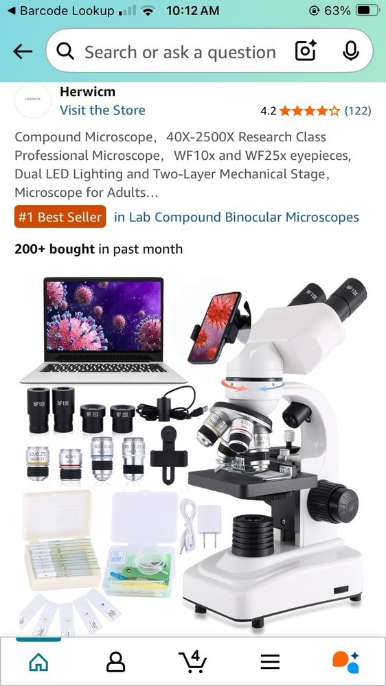 Compound Binocular Microscope