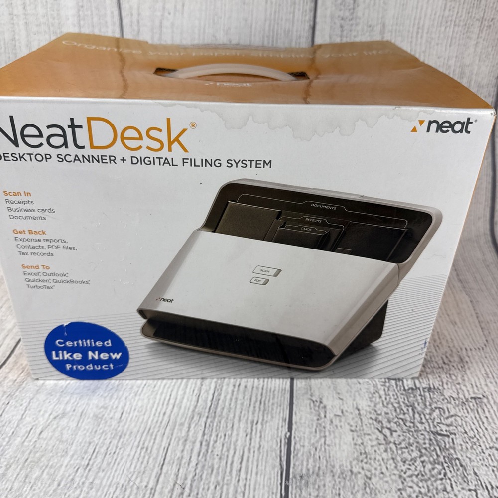 NEAT NC1000 Wireless Pass-Through Scanner - Cloud Scanner & Data Filing System