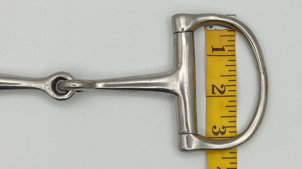 Stainless Steel D-Ring Snaffle Bit