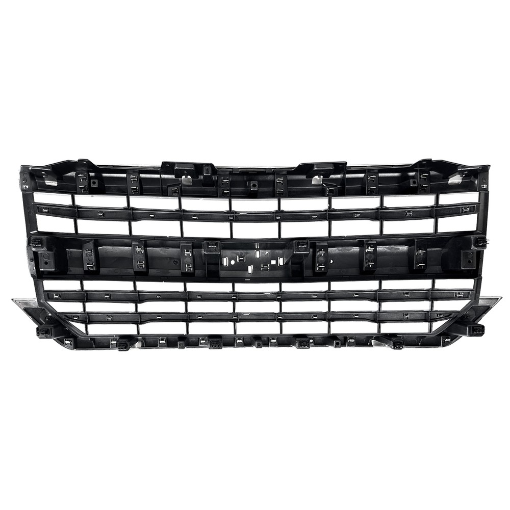 For 2016 2017 2018 Chevy Silverado 1500 Front Bumper Upper Grille Chrome Silver