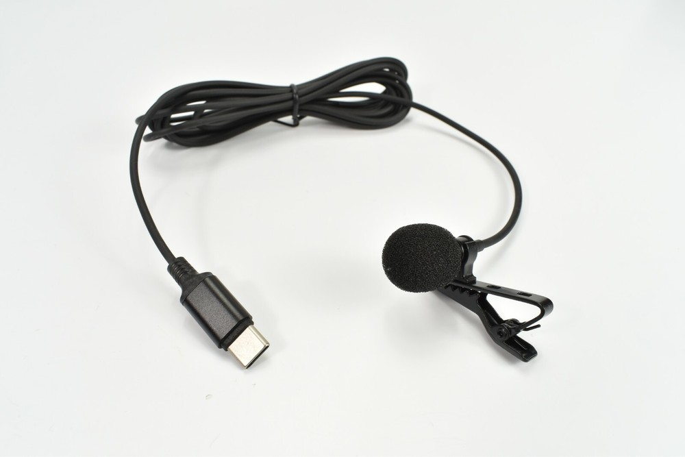 USB C Perfect Clip Type Lapel Type C Microphone Android Record Video Live S20