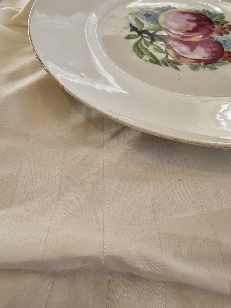 Vintage fruit themed plates and bowls