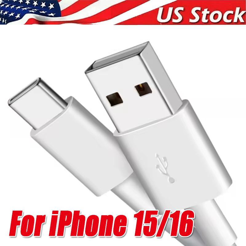 IPhone 16 15 Pro Max Plus USB-A Cable Fast Charger Type C Charging Data lot Cord