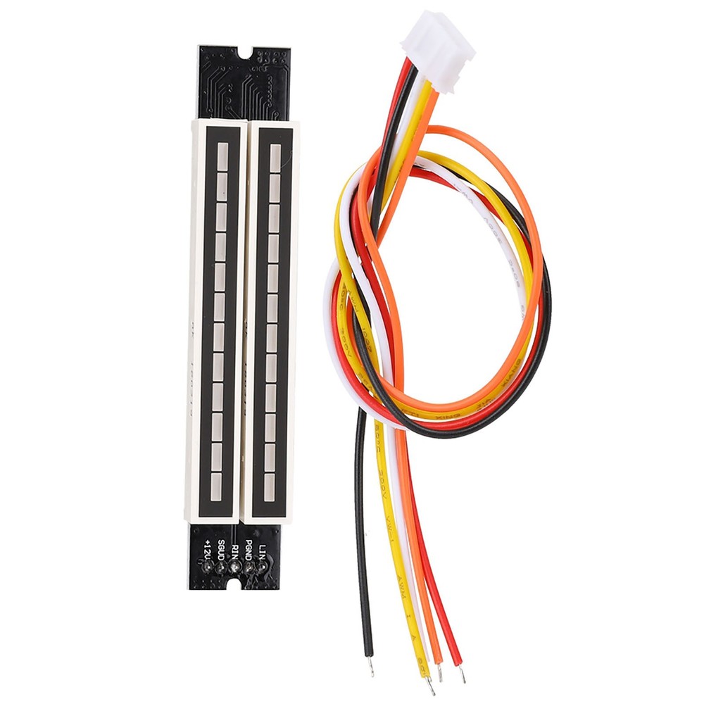Dual 12 Stereo Level Indicator Adjustable Light Speed Level Meter Board Module