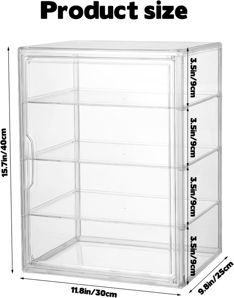 Stackable Acrylic Miniature Storage Case for Warhammer 40K Collectibles