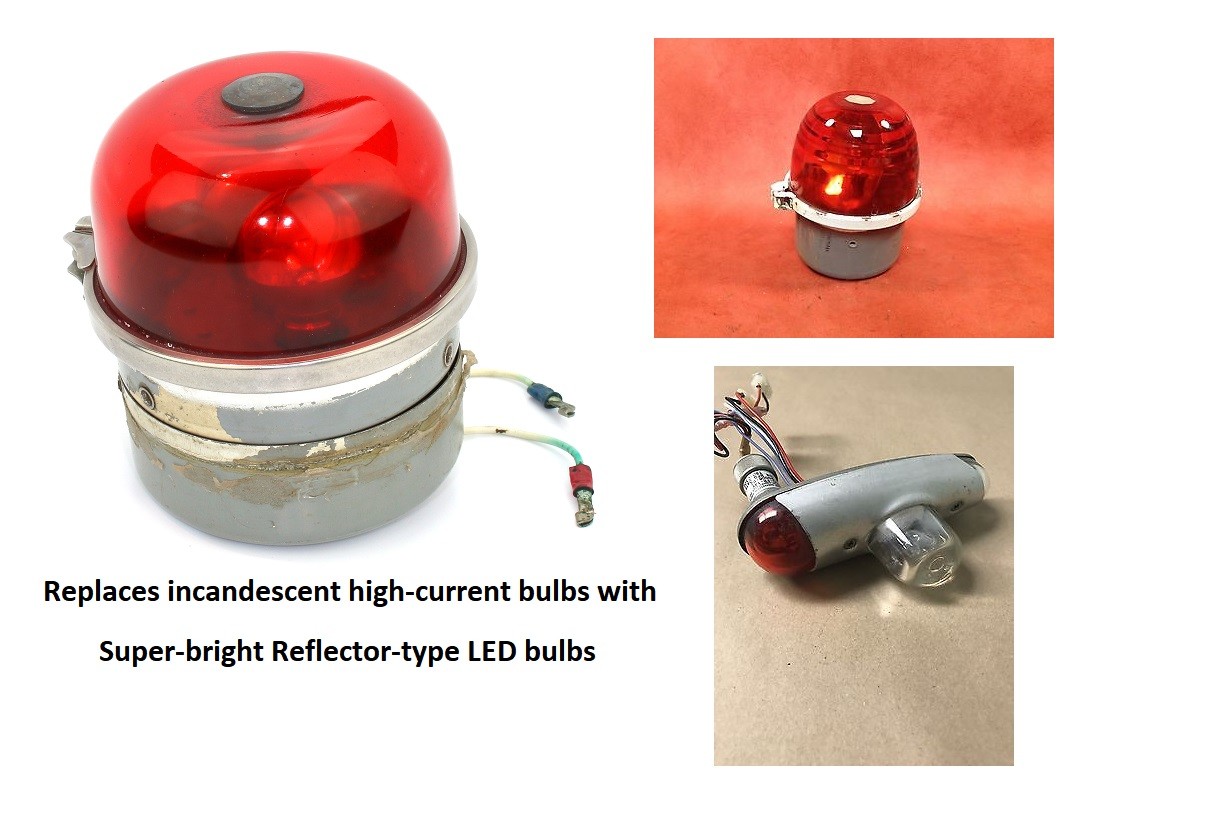 Whelen Grimes Nav Light Bulb FLASHING RA-7512 W1290 Position LED Bulbs - 12V 24V