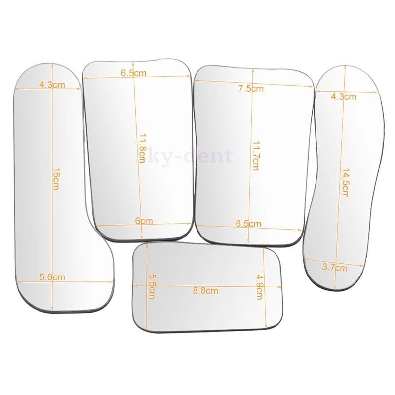 Dental Orthodontic Intraoral Photographic Occlusal Double-sided Glass Mirror 1pc