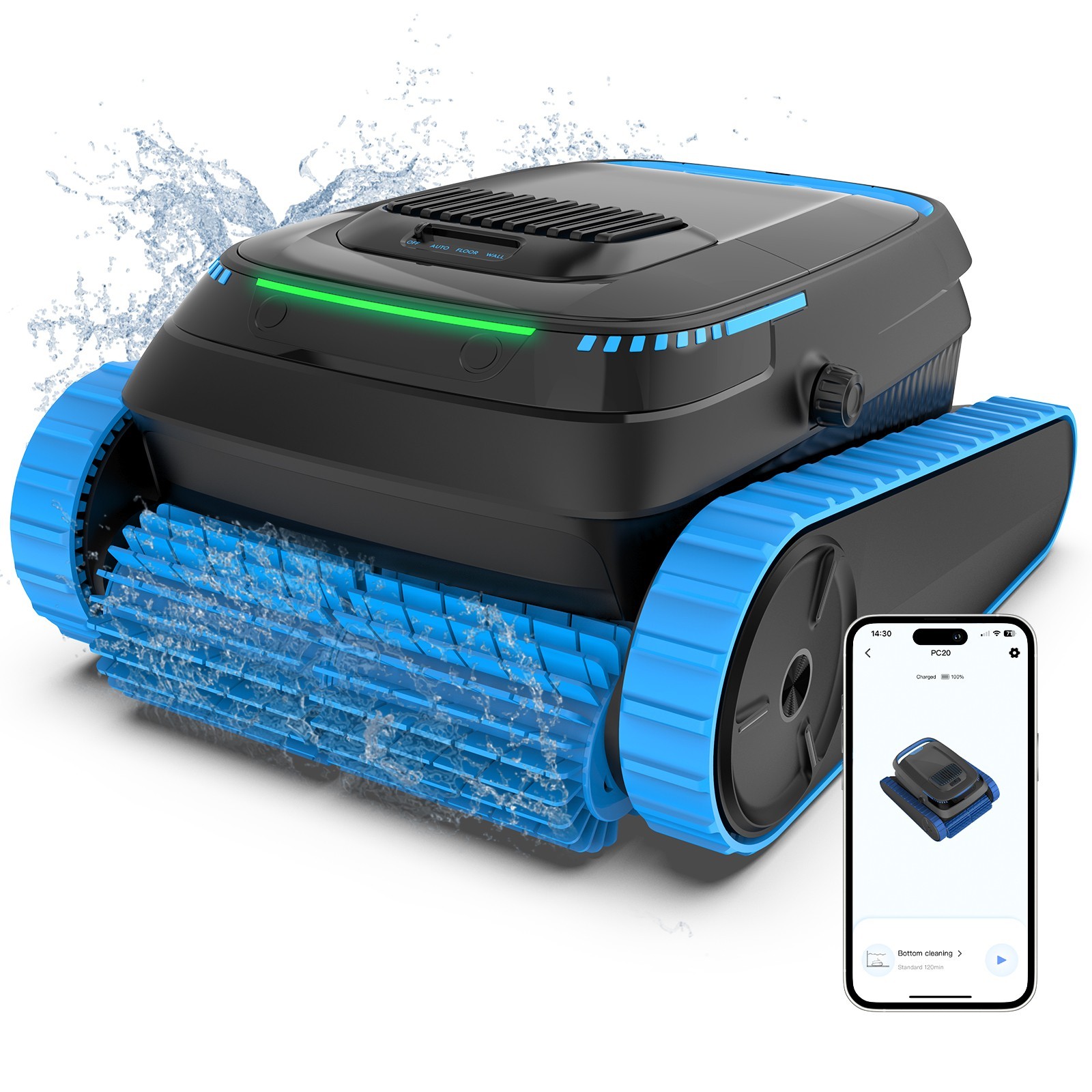 AIRROBO CP40 Cordless Robotic Pool Cleaner for Inground & Above Ground Pool APP