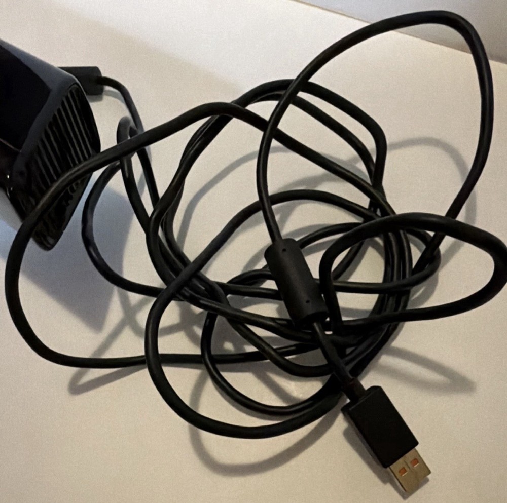 Microsoft Xbox 360 Kinect Motion Sensor Camera USB 6ft Cable Tested And Works!