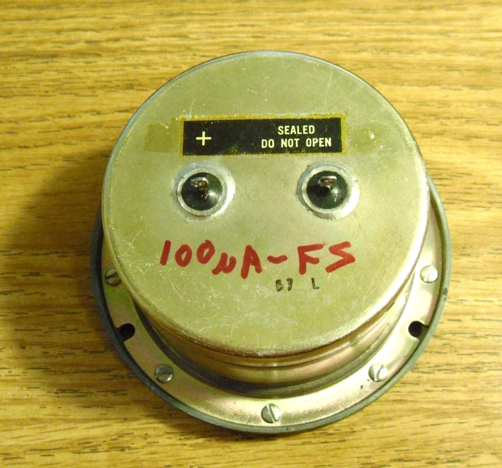 Frequency Deviation +3 / -3 Megacycles Panel Meter - Phaostron 310-05472