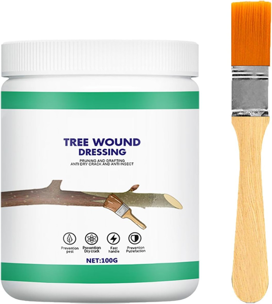 Tree Wound Pruning Sealer, Tree Wound Dressing with Brush, Tree Wound Sealer Hea