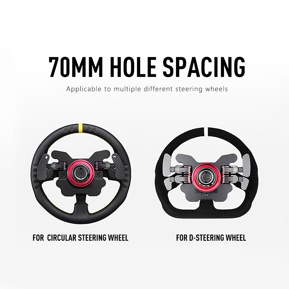 70mm Steering Wheel Quick Release+Wheel Base For Racing Simulator Simagic Moza