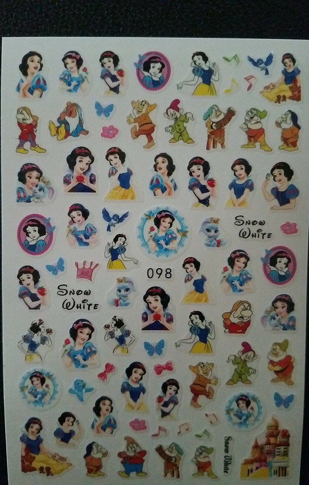 Snow White Nail Stickers