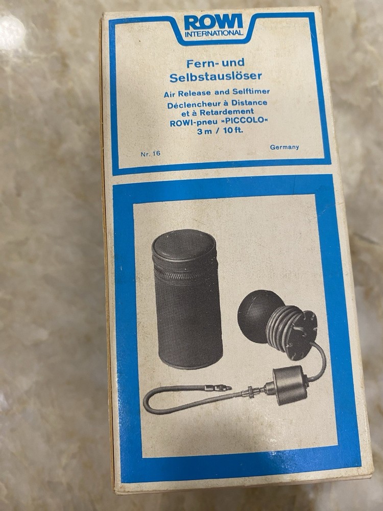 Vintage Rowi Shutter Air Bulb Release And Self timer