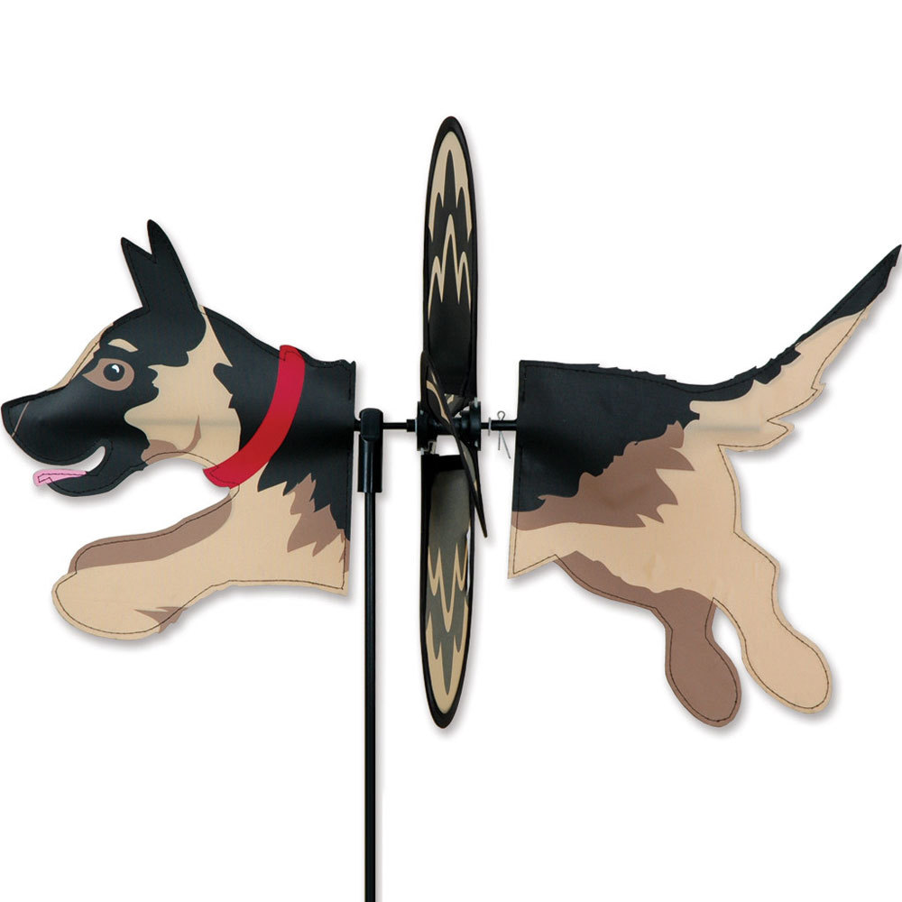 German Shepherd Garden Wind Spinners