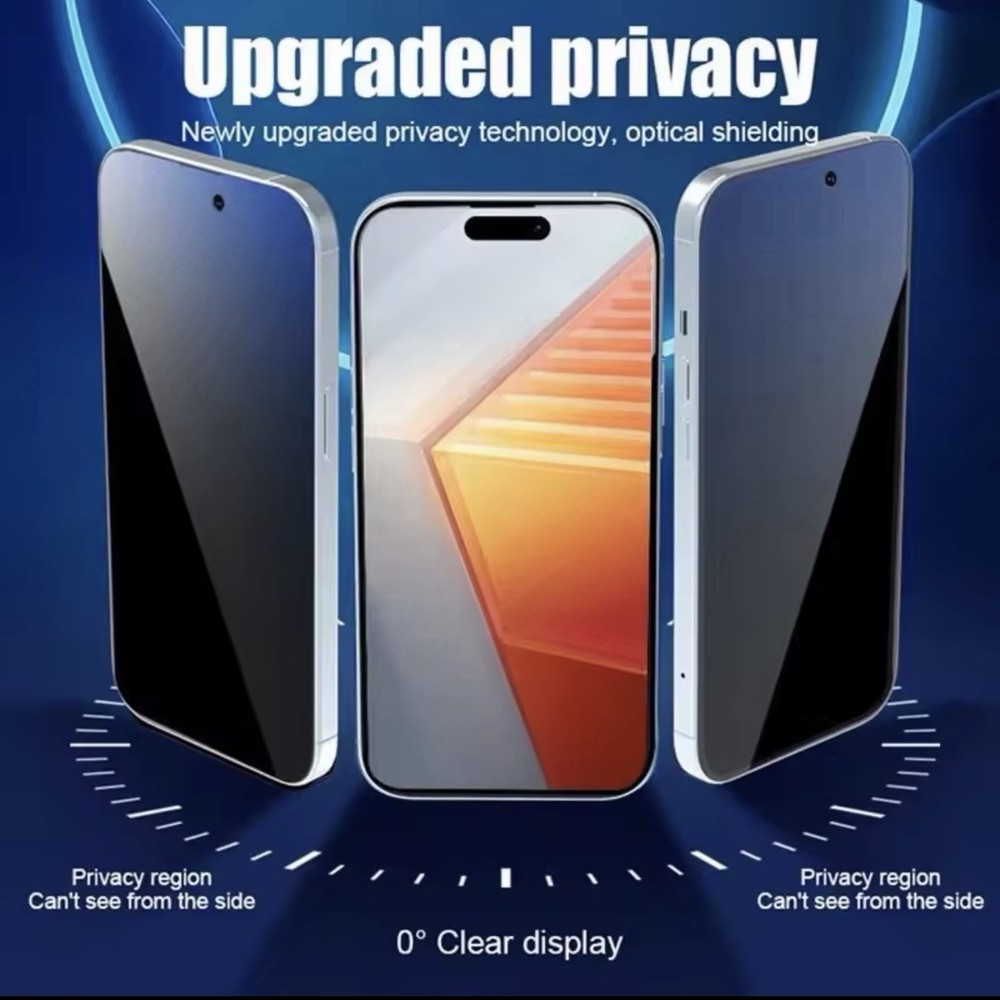 3pcs For iPhone 17 Pro Max Tempered Glass Screen Protector+Simple Tool