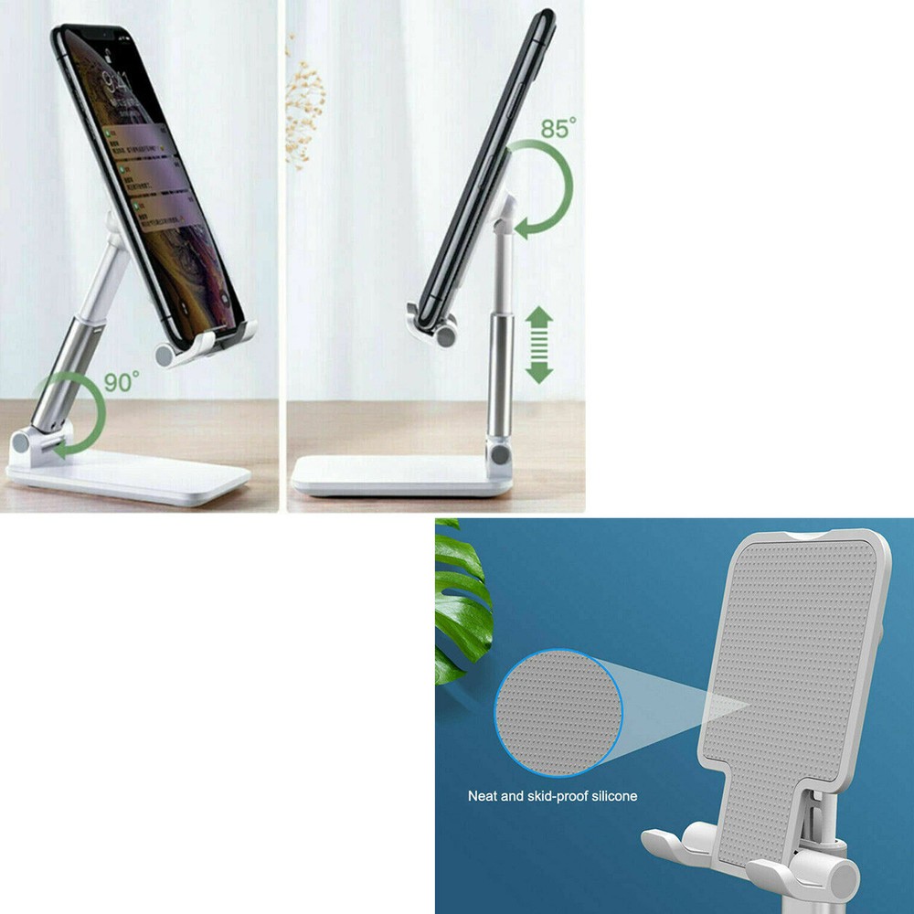 Foldable Universal Adjustable Tablet Stand Cell Phone iPad iPhone Desktop Holder