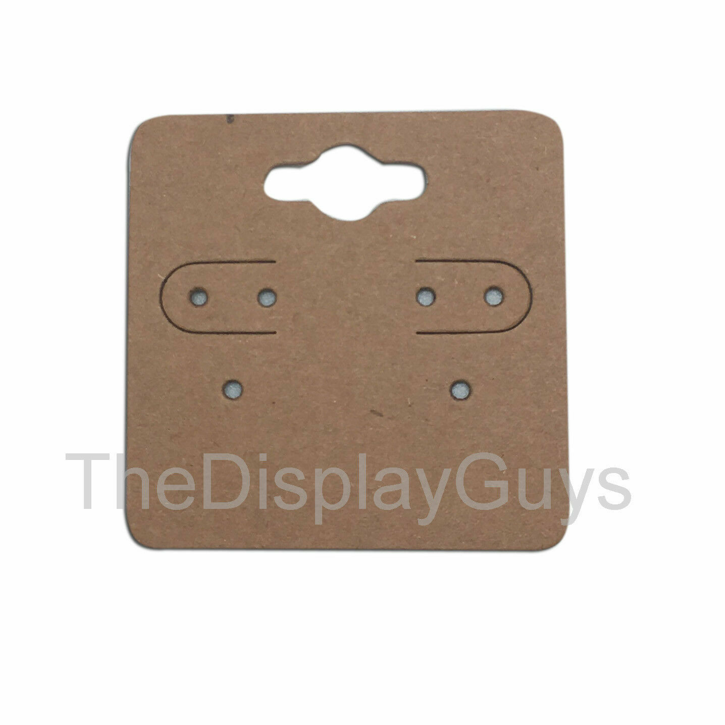 100/200/500pcs Black Kraft White Earrings Necklace Display Hanging Cards+ Holder