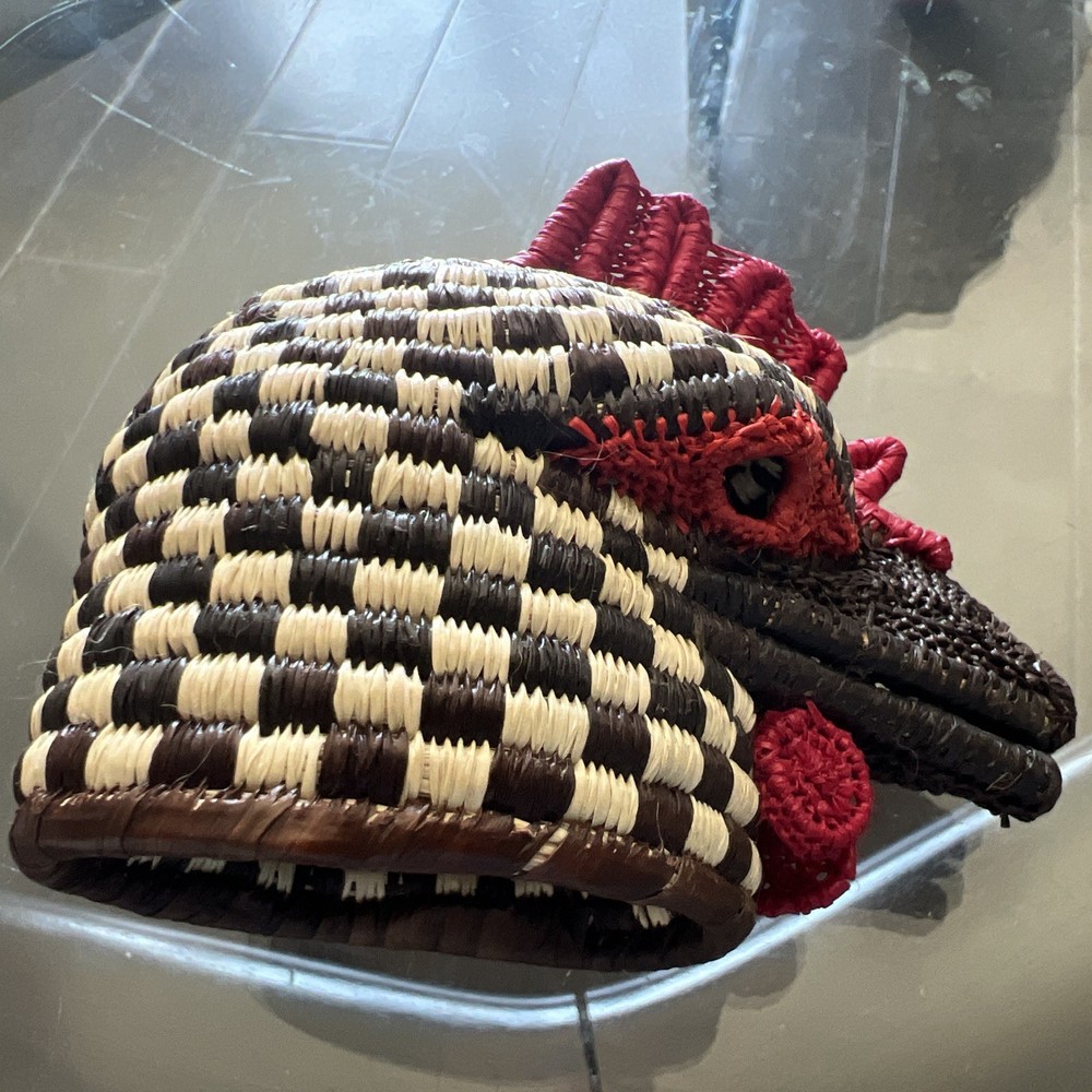 Ethnic Basketry Rooster Head