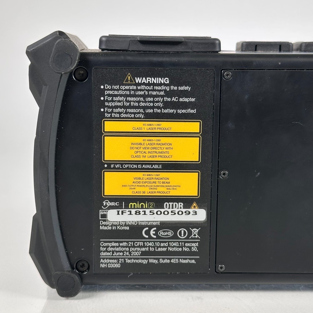 Forc MINI2 Version V1.21 Optical Time Domain Reflectometer