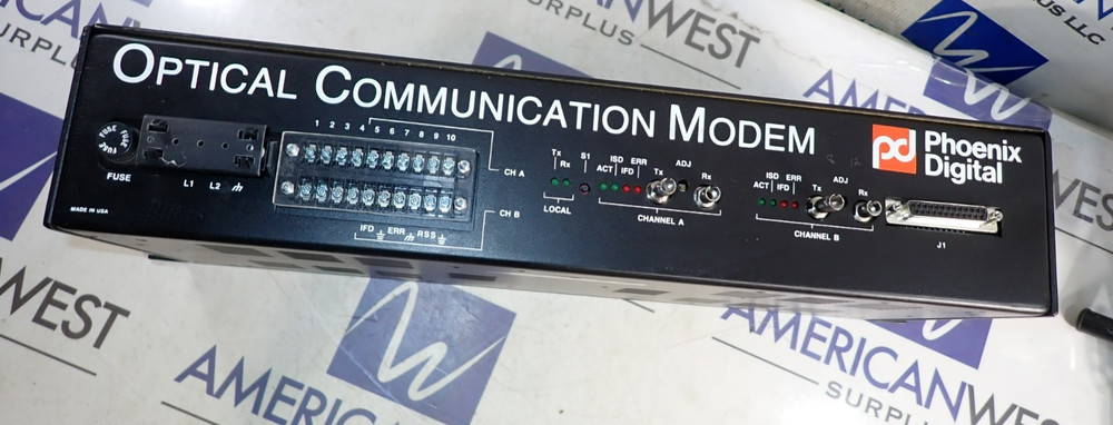 Phoenix Digital OPT COMM MOD OCM-MOD-13-E-D-ST-SM Optical Communication Modem