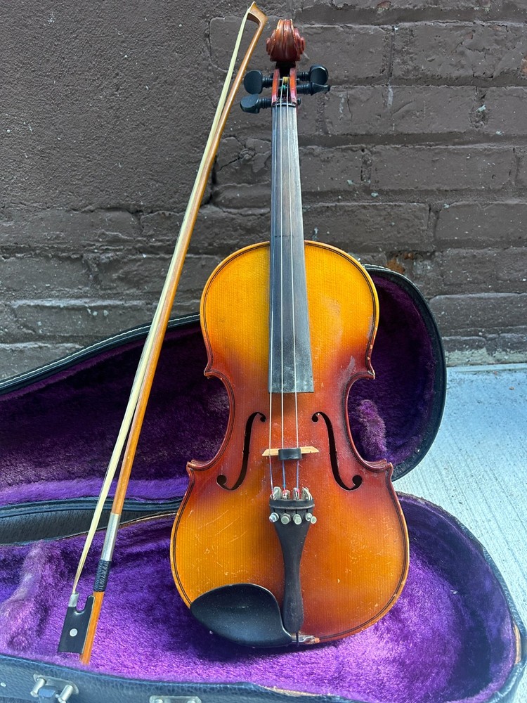 4/4 Violin Unknown Maker With Case