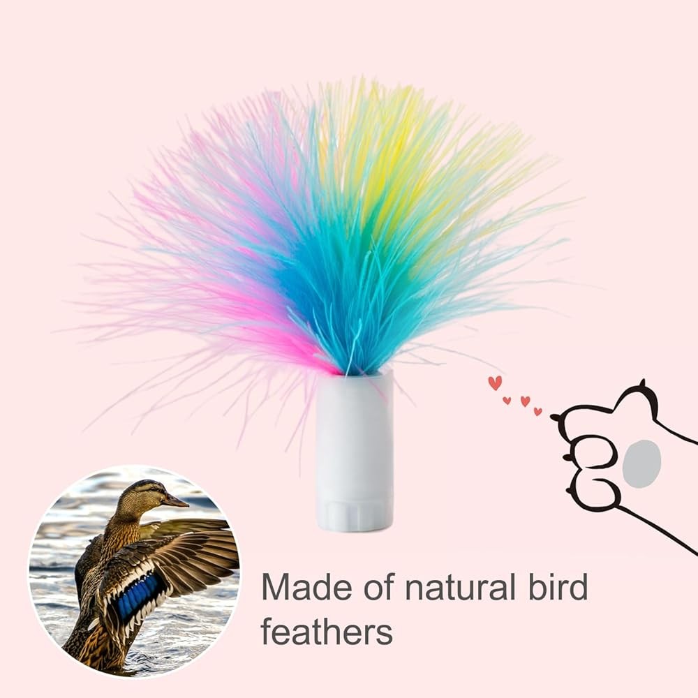 Feathers Replacement ONLY Interactive Cat Toys