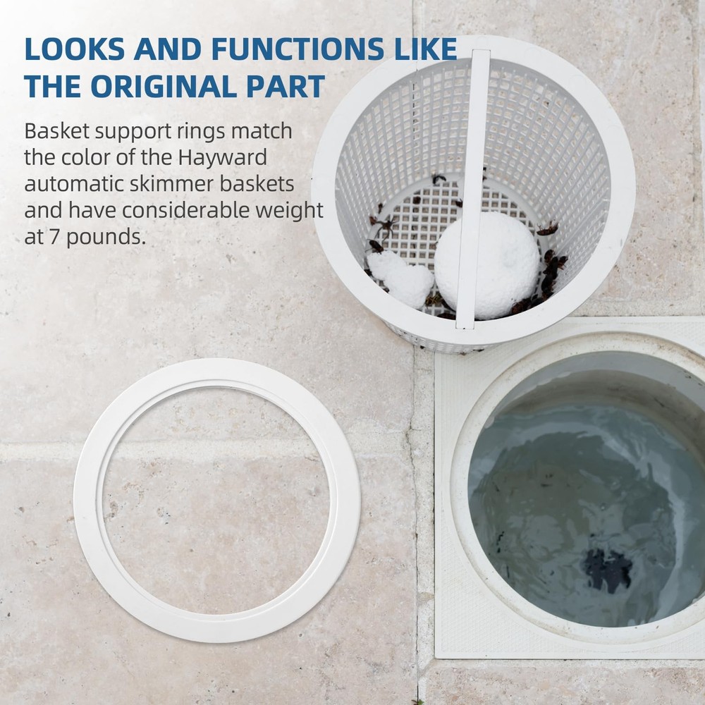 AR-PRO Exact Replacement SPX1082D Pool Skimmer Basket Support Rings...