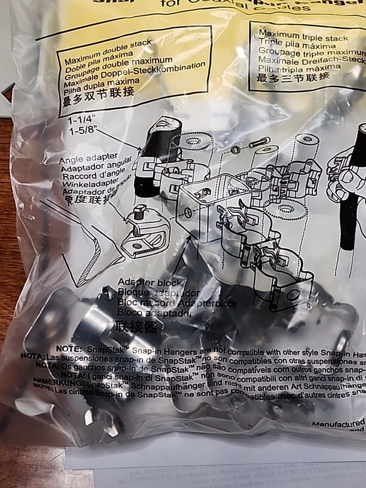 ANDREW COMSCOPE SSH-78 SNAPSTACK HANGERS FOR 7/8" COAXIAL CABLE [2WS 3]