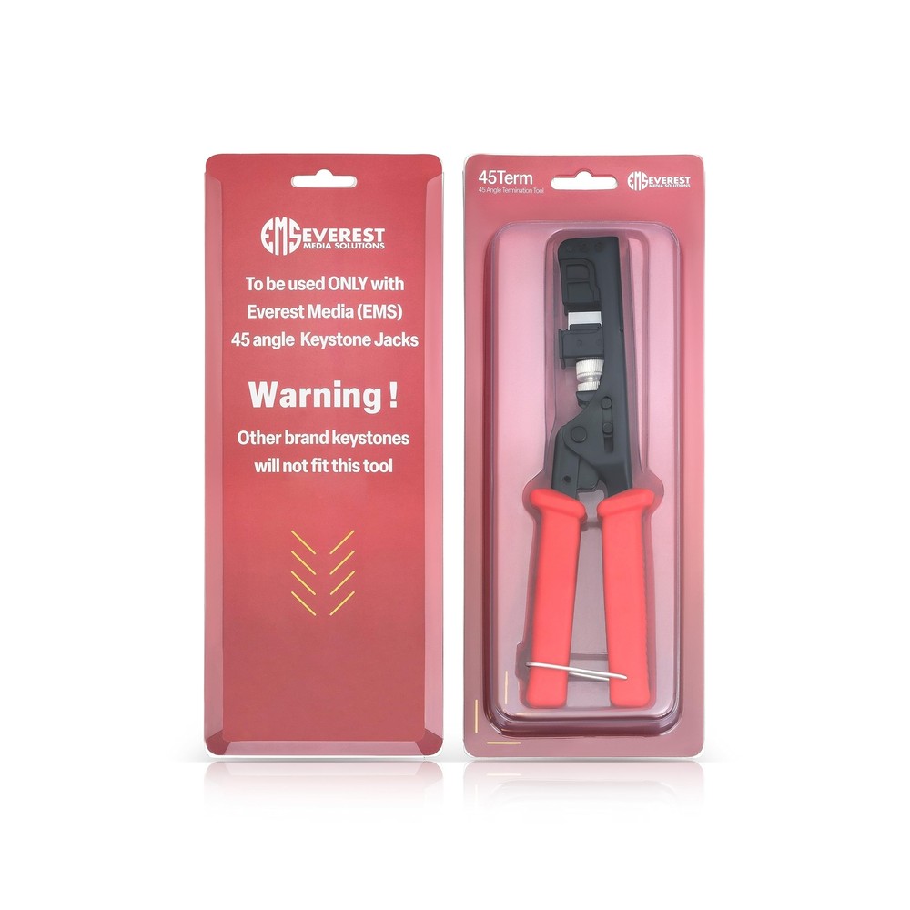 Bundle – 3 Items: 45Term - 45° Angled Speed Termination Tool + Replac