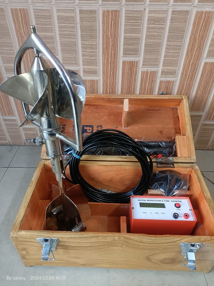 PROPELLER TYPE WATER CURRENT METER WITH DIRECT VELOCITY INDICATOR INDUSTRIAL