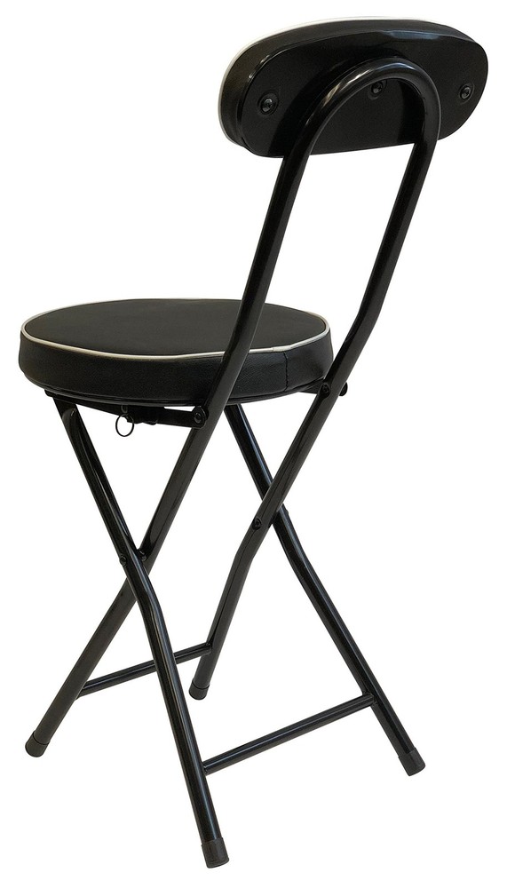 Cushioned Padded Folding Stool